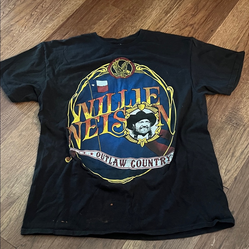 Zion Rootswear Black Outlaw Country Tee